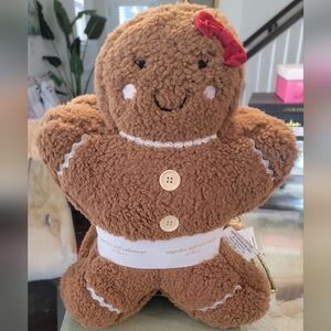 Cupcakes and Cashmere Gingerbread Man / Woman Set of 2 Christmas Holiday Pillows
